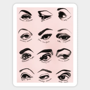 Iconic people eyes Sticker